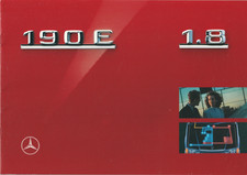 Prospekt Mercedes W201 190 E 1.8 03/90 1990