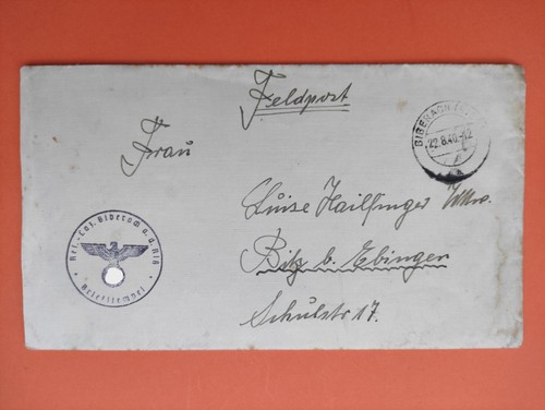 Feldpostbrief mit inhalt - mit,