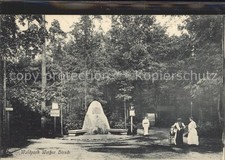 Weisser Hirsch Waldpark Denkmal Stempel Sammlung Wollmann 1899