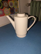 Melitta Kaffeekanne 20-100 Kanne + Deckel weiß 60er Porzellan H18cm Hamburg 2000