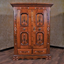 Wäscheschrank braun antik - wäscheschrank,