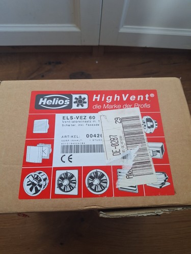 Helios ventilatoreinsatz - helios,
