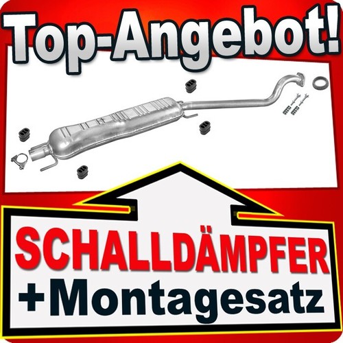 Mittelschalldämpfer für opel - für,