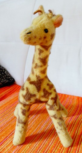 Giraffe stehend 30 cm - giraffe, stehend,