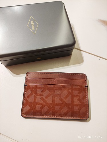 Fossil leder passcase - fossil,