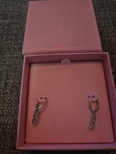 Original Swarovski Ohrringe Creolen Silber