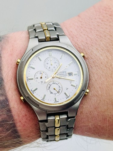 Citizen titanium chronograph - titanium,