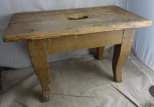 antiker Fußhocker Hocker