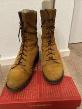 Brako Stiefelette Military Mostaza Tina Senffarben Größe 41