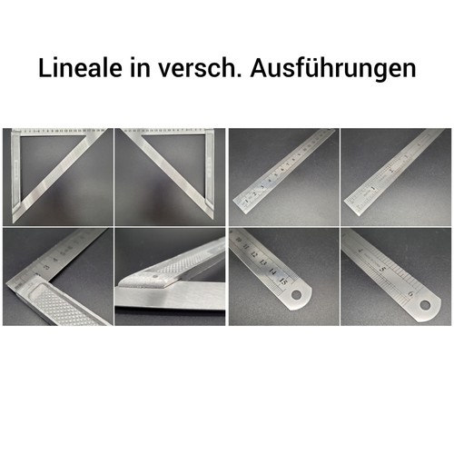 Edelstahl lineal 30 cm - edelstahl,