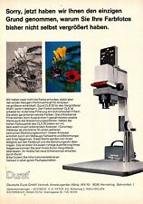 3w21918/ Alte Reklame aus 1972 – Durst Halogen Farbmischkopf für Vergrößerer