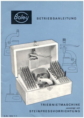 Boley treibnietmachiene - boley,