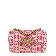 Pinko Damen Tasche Umhängetasche Rosa Crossbody Bag Klein