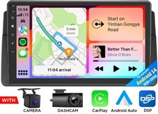 DVR+Für BMW E46 3er 318 320 325 9" IPS Autoradio GPS NAVI Stereo Android 14 Wlan