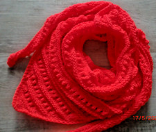 Dreiecktuch Stola neonorange