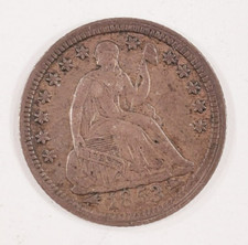 1853 Halb Dime IN Extra Fein