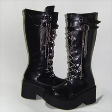 schwarz punk gothic lolita