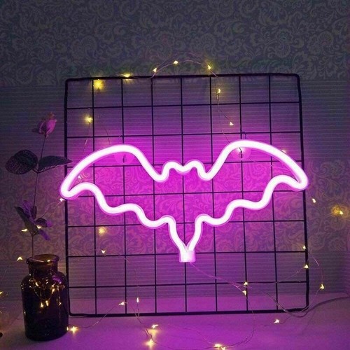 Halloween bat led neon - halloween,