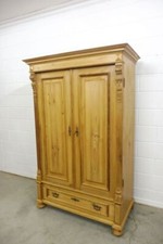 Antiker Schrank Kleiderschrank Küchenschrank aus Weichholz Gründerzeit