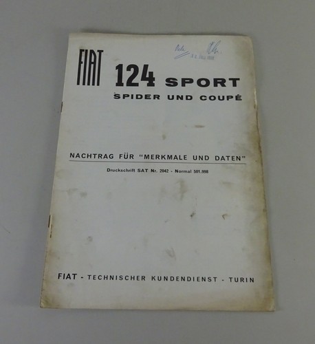 Werkstatthandbuch nachtrag - werkstatthandbuch,