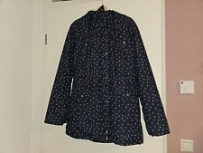 Haily's Damen Winterjacke dunkelblau mit weißen Punkten XL