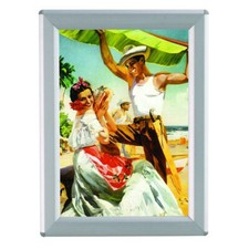 Alu Klapprahmen DIN A5-6 Wechselrahmen Bilderrahmen Foto-Rahmen Prospektrahmen