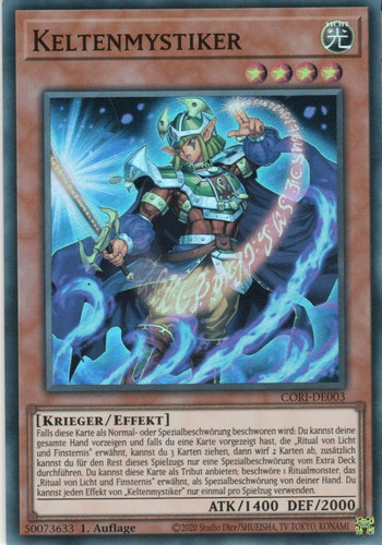 Yugioh keltenmystiker - yugioh, 1x