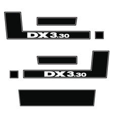Deutz dx3 aufkleber - deutz, dx3.30
