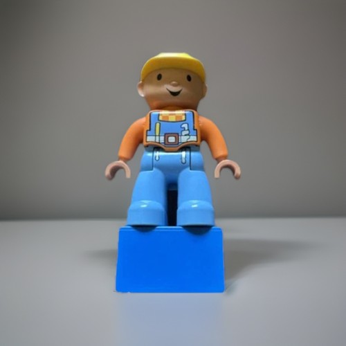 Lego duplo figur bauarbeiter - figur,