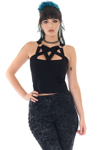 Jawbreaker crop top gothic - jawbreaker,