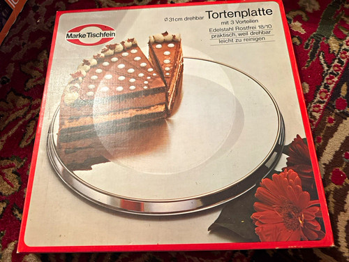 Tischfein tortenplatte drehbar - tischfein,