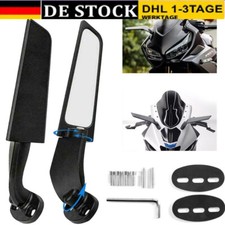 Für YAMAHA YZF R6 R1 R25 R3 R125 R15 Windschwenkflügel Rückspiegel Einstellbar.