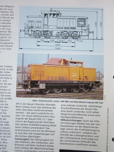 Bahn lokaufrisse diesel v - lokaufrisse,