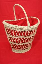 *Shabby chic! Formschöner großer Korb Wäschtruhe Wäschekorb Einlage Korbgeflecht