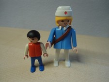 Playmobil Ersatzteil 3224  "Krankenschwester+Junge"   gebraucht