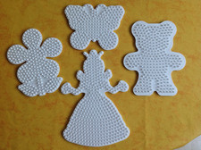 4 Stiftplatten Hama weiß