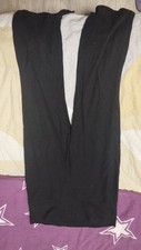 H&M, Stoffhose, leichte Schlaghose, Jogginghose schwarz, Gr. M
