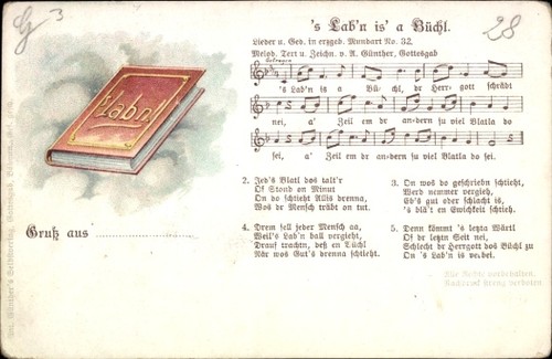 Lied lab is a büchl - lied, is'