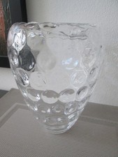 große Design Glasvase Bubbles Noppen Bubblevase Noppenvase Vase Vasen Glas klar