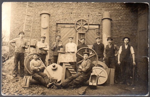Bergbau alte postkarte von - -,