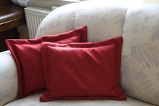 2 Kissenhüllen Steckhülle handmade Landhausstil  Deko 48cm x 40cm