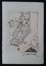 Simon Dittrich: owl, original