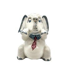 Retro Keramik Spardose Elefant