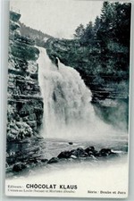 10134268 - Serie Doubs et Jura - Wasserfall Klaus Schokolade 1900