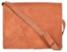 Tasche Leder Herren Cuero Kuriertasche Schulranzen Aktentasche Laptop Braune