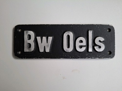 Schild lokschild bw - lokschild, "bw