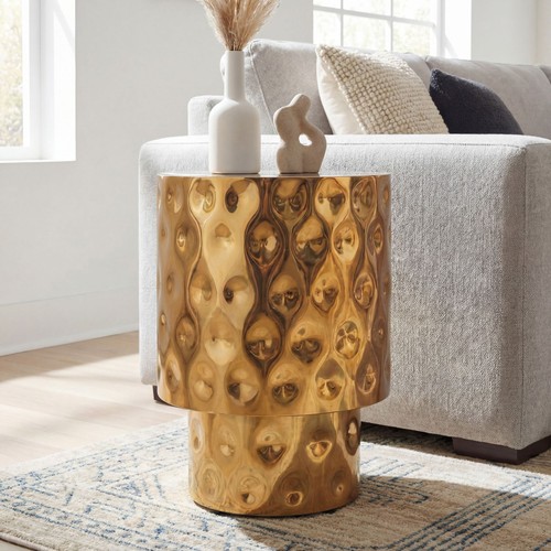 Beistelltisch 36cm gold - beistelltisch,