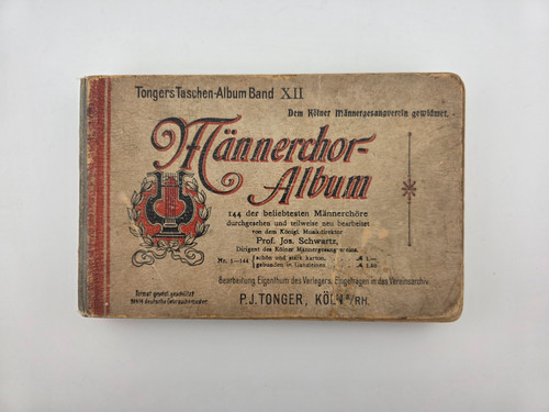 Tongers männerchor album - tongers, männerchor-album
