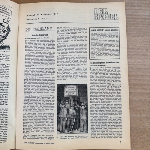 Der spiegel jahrgang 1 - jahrgang, .1