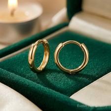 Creolen 14 Karat Gelbgold